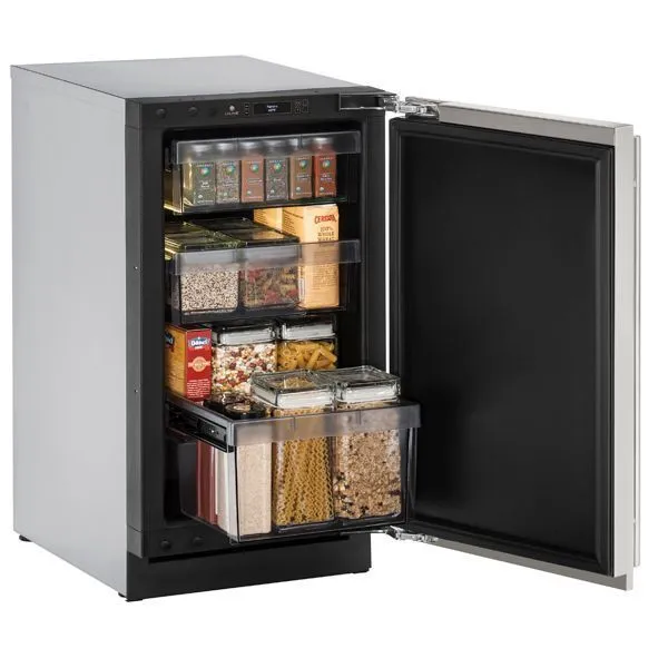 U-Line U3018RS00B 3018R 18" Refrigerator With Stainless Solid Finish And Field Reversible Door Swing (115 V/60 Hz Volts /60 Hz Hz)
