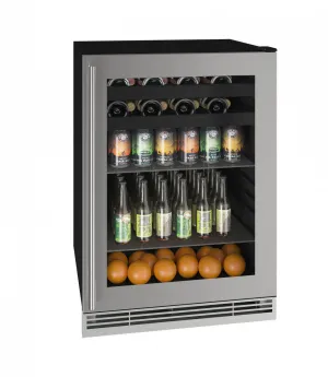 U-Line UHBV124SG01A Hbv124 24" Beverage Center With Stainless Frame Finish (115V/60 Hz Volts /60 Hz Hz)