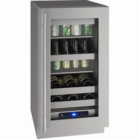 U-Line 3.7 cu. ft. Freestanding Beverage Center UHBV518-SG01A