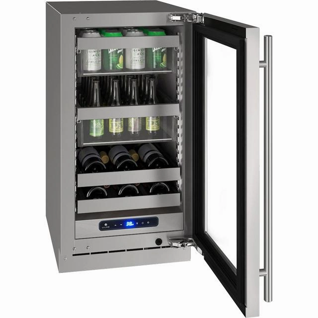 U-Line 3.7 cu. ft. Freestanding Beverage Center UHBV518-SG41A