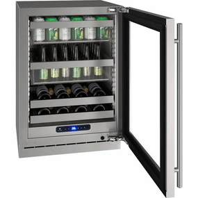 U-Line 5.2 cu. ft. Freestanding Beverage Center UHBV524-SG41A