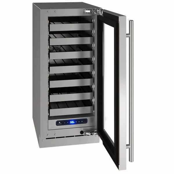 U-Line UHWC515SG01A Hwc515 15" Wine Refrigerator With Stainless Frame Finish And Field Reversible Door Swing (115 V/60 Hz Volts /60 Hz Hz)