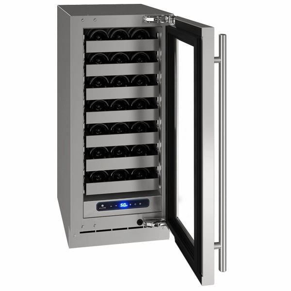 U-Line UHWC515SG01A Hwc515 15" Wine Refrigerator With Stainless Frame Finish And Field Reversible Door Swing (115 V/60 Hz Volts /60 Hz Hz)