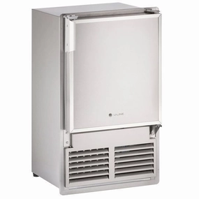 U-Line ULNSS1095FC03A 14" Crescent Ice Maker With Stainless Solid Finish (115 V/60 Hz Volts /60 Hz Hz)