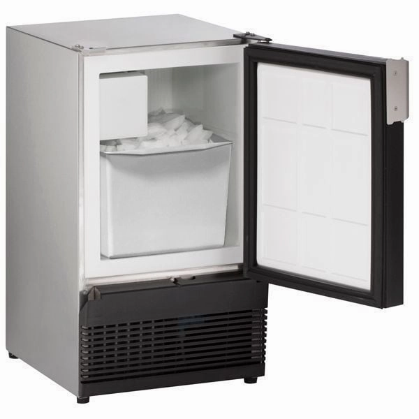 U-Line ULNSS98NF03A 15" Crescent Ice Maker With Stainless Solid Finish (115 V/60 Hz Volts /60 Hz Hz)
