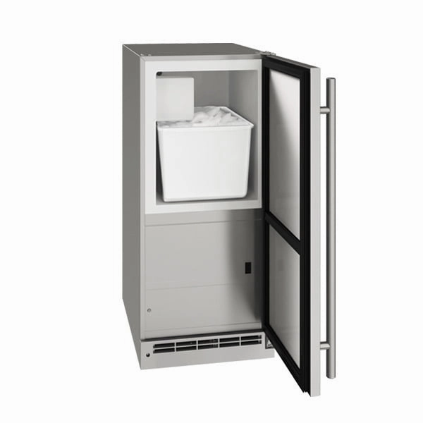 U-Line UOCR115SS01A 15" Crescent Ice Maker With Stainless Solid Finish (115 V/60 Hz Volts /60 Hz Hz)