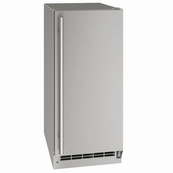 U-Line UOCR115SS01A 15" Crescent Ice Maker With Stainless Solid Finish (115 V/60 Hz Volts /60 Hz Hz)