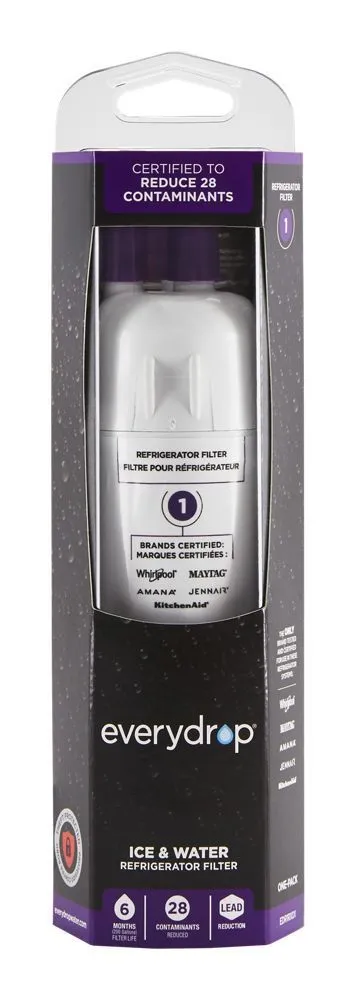Whirlpool EDR1RXD1 Everydrop Refrigerator Water Filter 1 - Edr1Rxd1 (Pack Of 1)