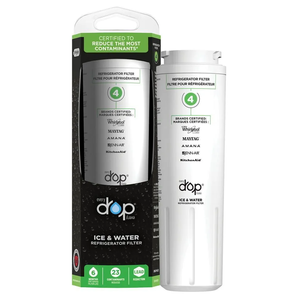 Whirlpool EDR4RXD1 Everydrop Refrigerator Water Filter 4 - Edr4Rxd1 (Pack Of 1)