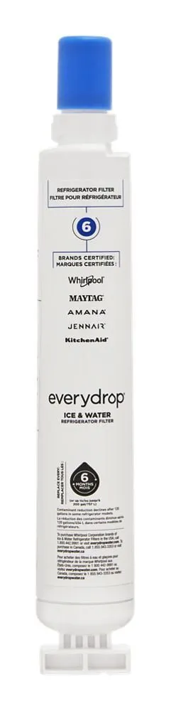 Whirlpool EDR6D1 Everydrop Refrigerator Water Filter 6 - Edr6D1 (Pack Of 1)