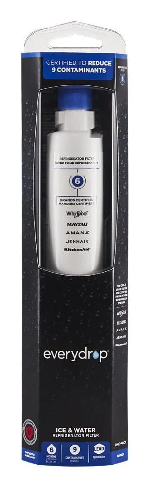 Whirlpool EDR6D1 Everydrop Refrigerator Water Filter 6 - Edr6D1 (Pack Of 1)