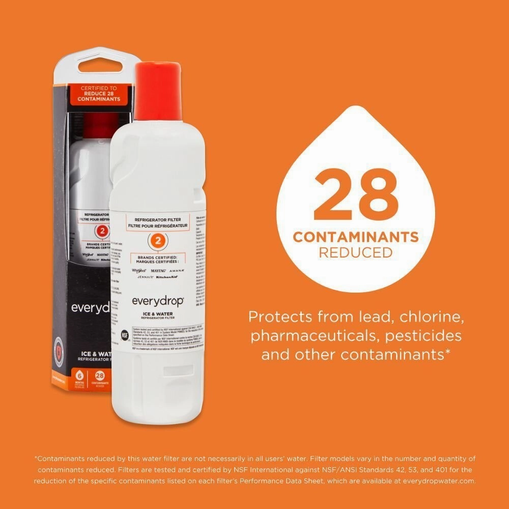 Whirlpool EDR2RXD1 Everydrop Refrigerator Water Filter 2 - Edr2Rxd1 (Pack Of 1)