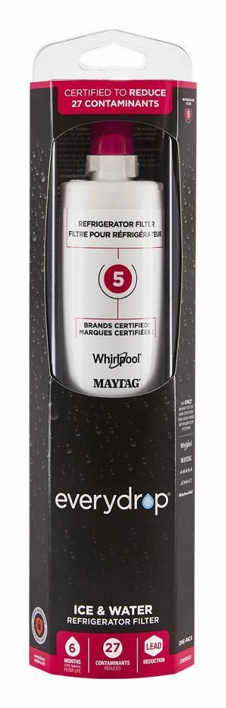 Whirlpool EDR5RXD1 Everydrop Refrigerator Water Filter 5 - Edr5Rxd1 (Pack Of 1)