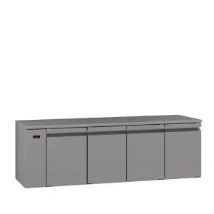 Williams Opal - Four Door Stainless Steel Remote Under Counter Freezer