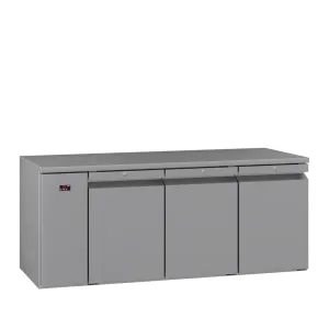 Williams Opal - Three Door Stainless Steel Remote Under Counter Freezer