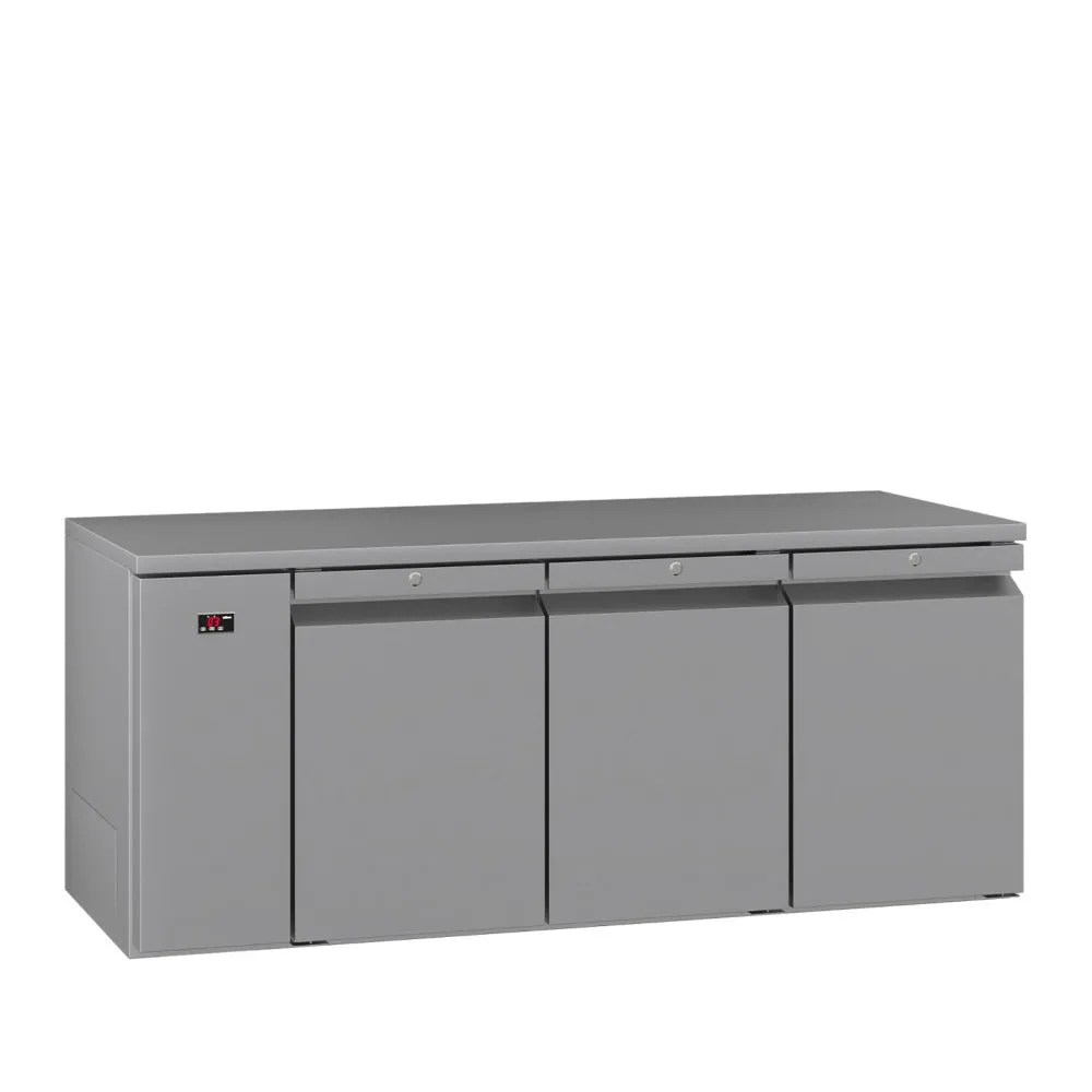 Williams Opal - Three Door Stainless Steel Remote Under Counter Freezer