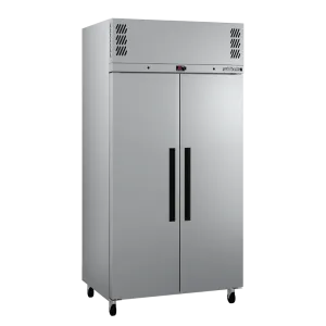 Williams Pearl - Slim Two Door Stainless Steel Upright Storage Freezer