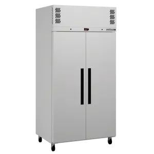 Williams Pearl - Slim Two Door White Colorbond Upright Storage Freezer
