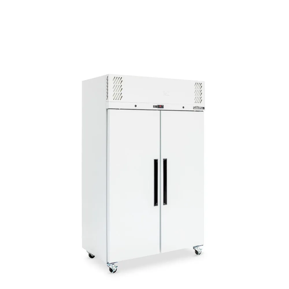 Williams Pearl - Two Door White Colorbond Upright Storage Freezer