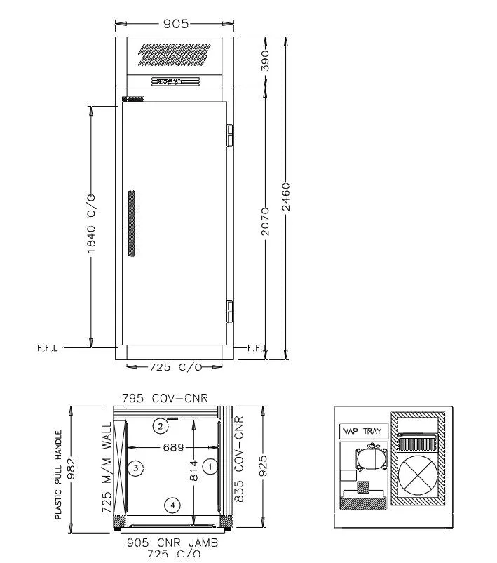 Williams Ruby - One door Freezer