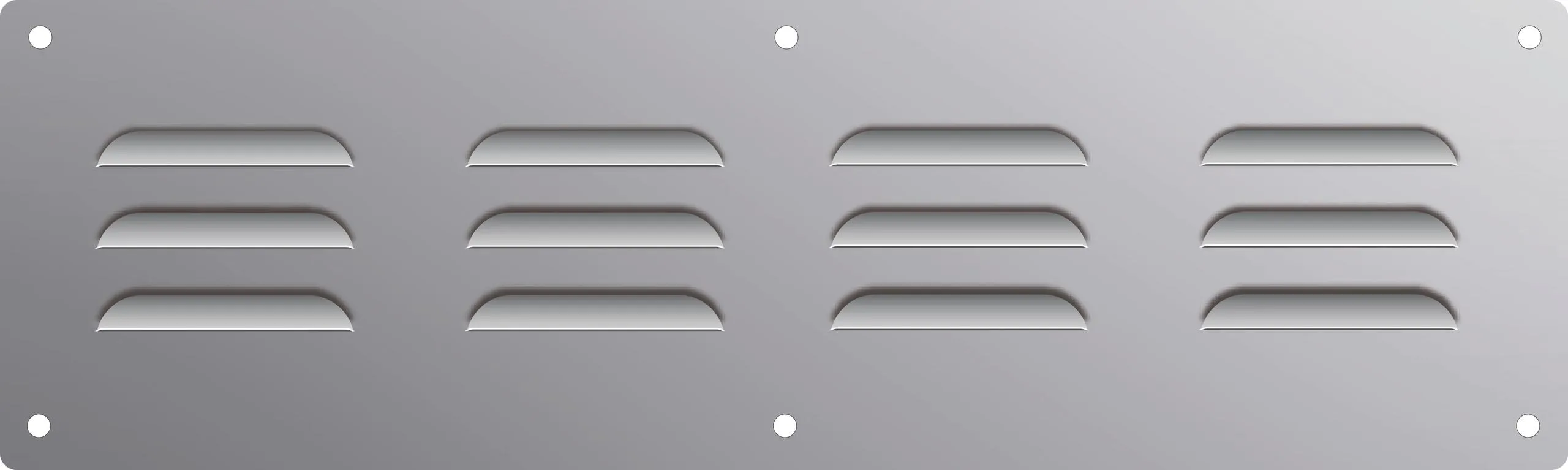 Xo Appliance XOGVENT4 Set Of 4 Stainless Steel Louvered Vent Covers
