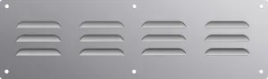 Xo Appliance XOGVENT4 Set Of 4 Stainless Steel Louvered Vent Covers