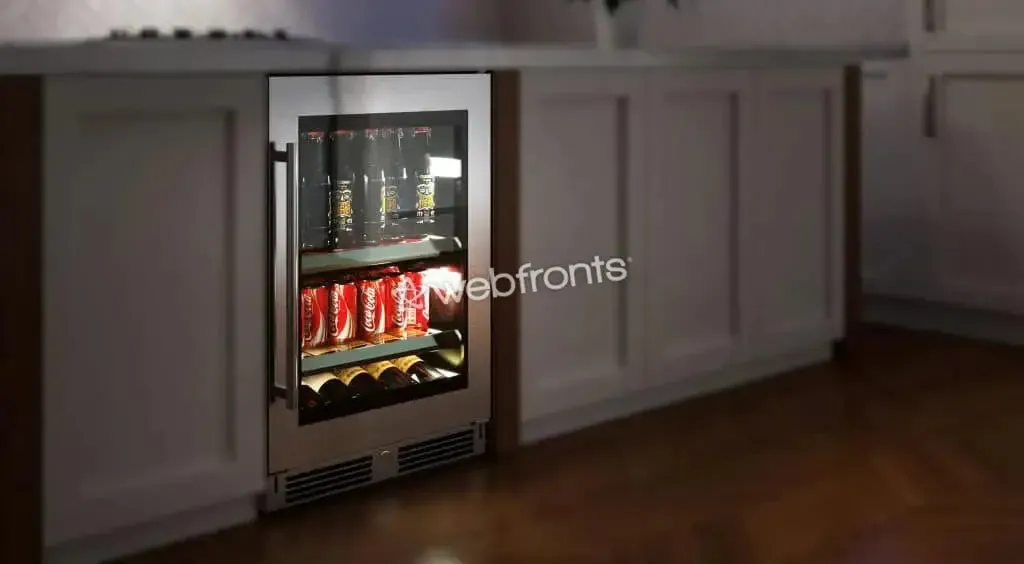 Xo Appliance XOU15BCGBSR Beverage Center 15" Black Stainless Rh