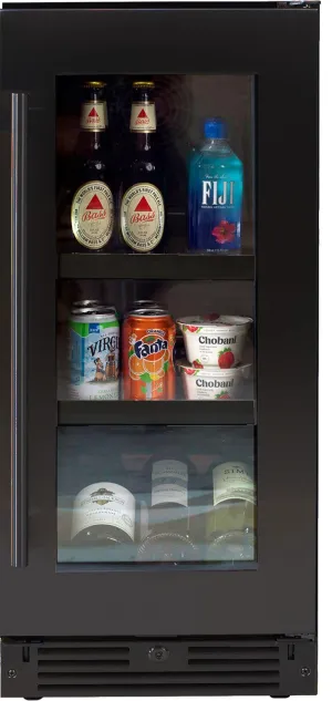 Xo Appliance XOU15BCGBSR Beverage Center 15" Black Stainless Rh