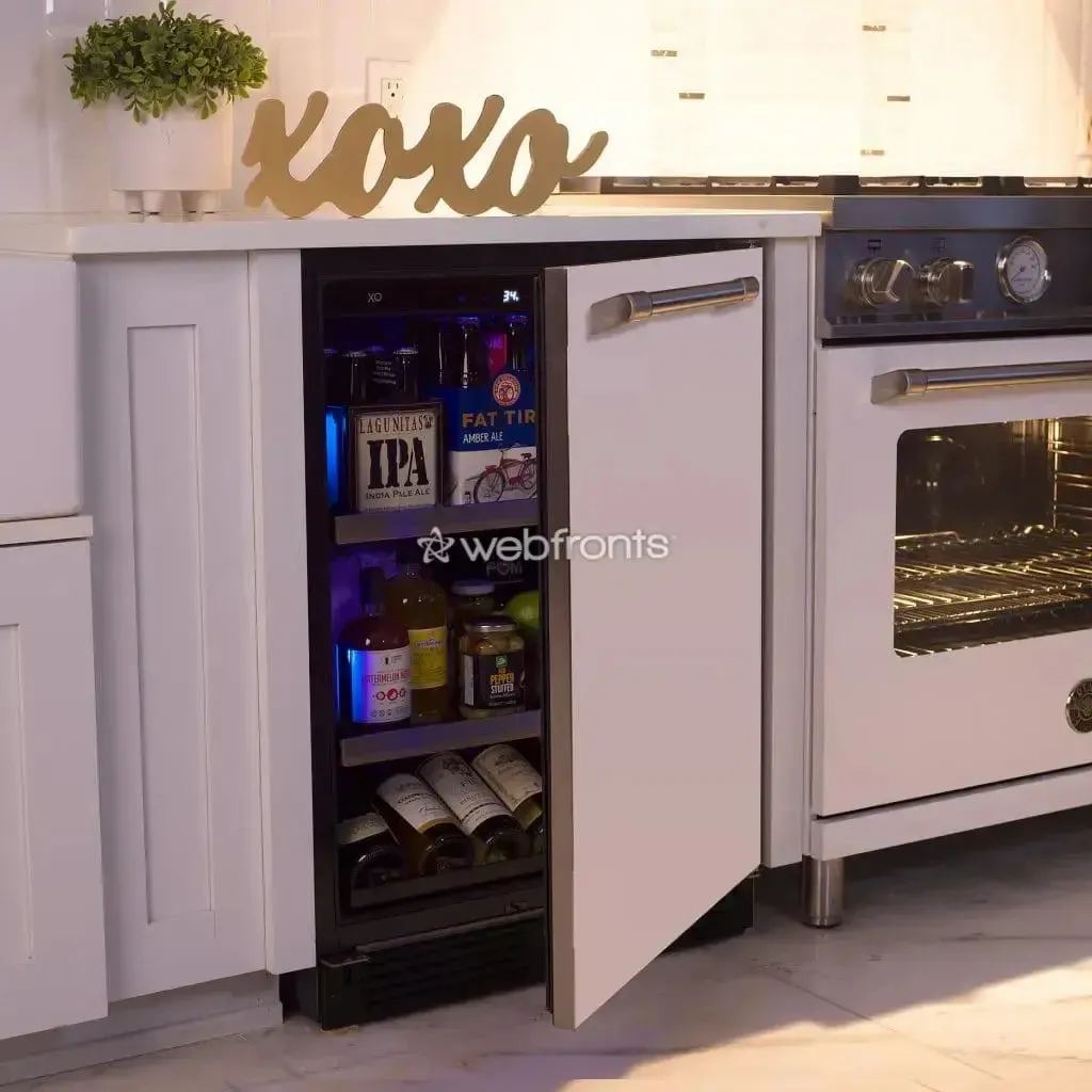 Xo Appliance XOU24BCGBSR Beverage Center 24" Black Stainless Rh