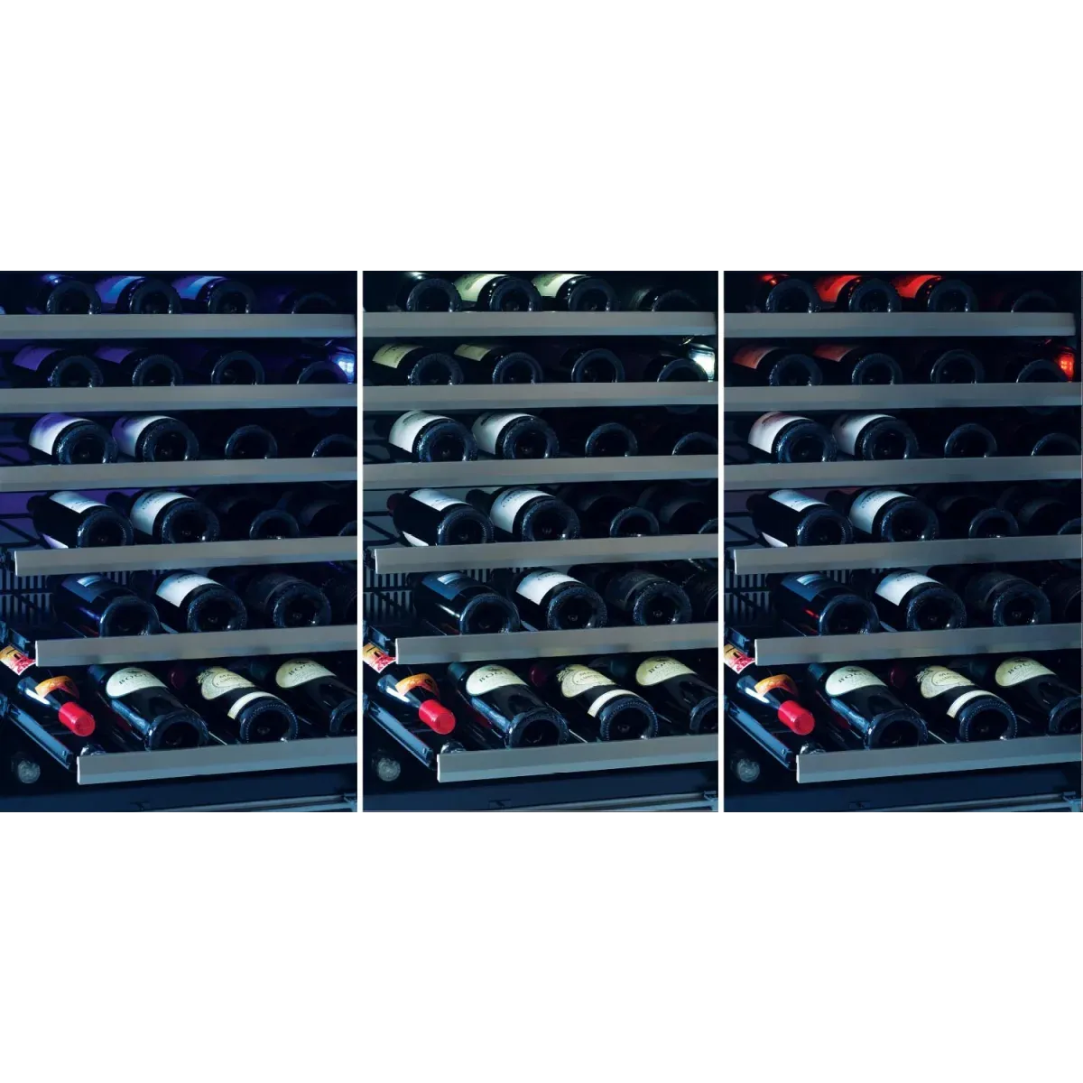 Xo Appliance XOU24WDZGBSL Dual Zone Wine 24" Black Stainless Lh