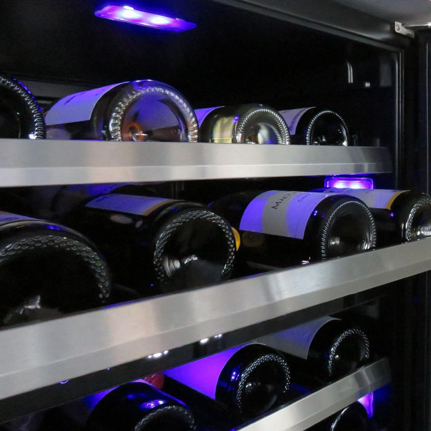Xo Appliance XOU24WDZOFL Wine Cellar 2 Zone 24" Solid Overlay Door Lh