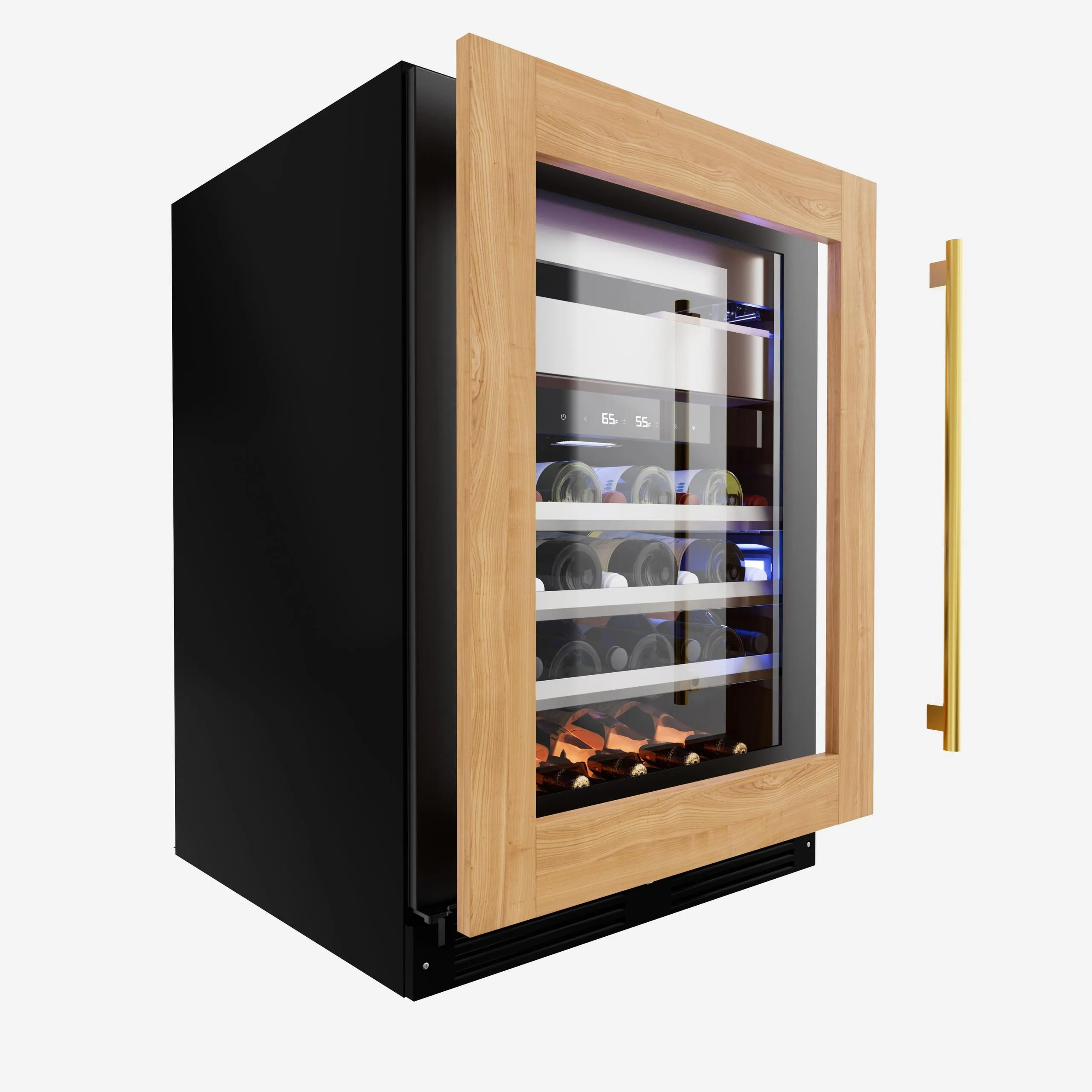 Xo Appliance XOU24WWGOL Wine And Weed 24" Overlay Frame Glass Lh