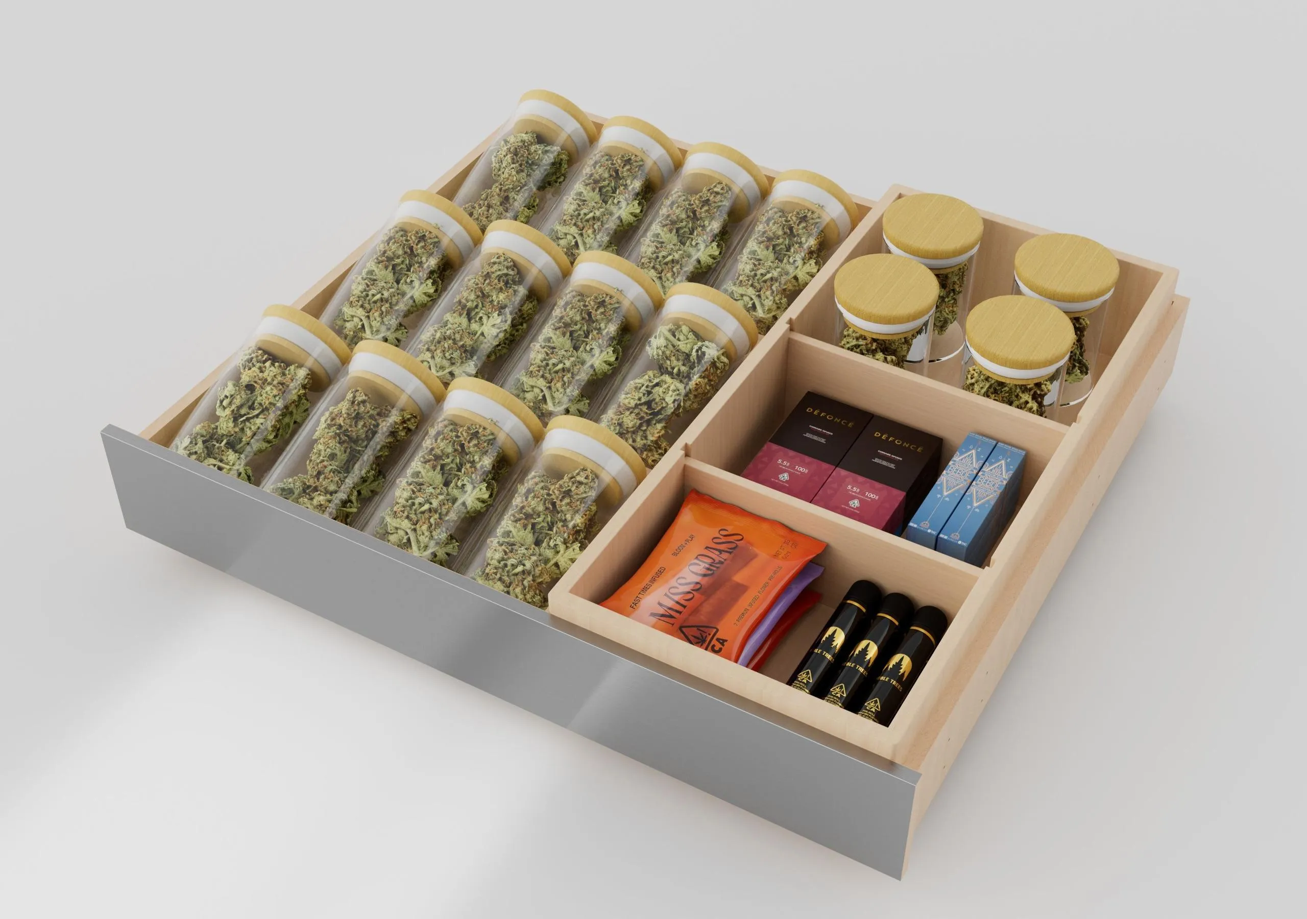 Xo Appliance XOU24WWGSR Wine And Weed 24" Ss Glass Rh