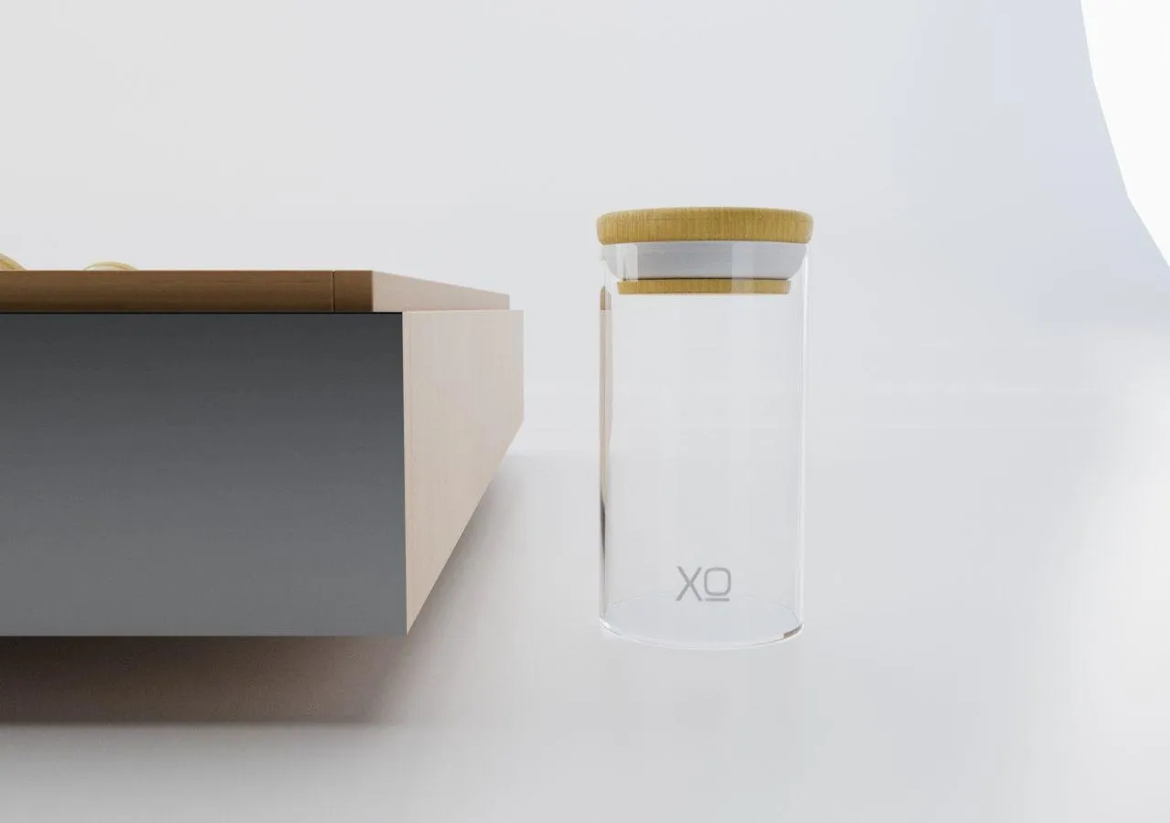 Xo Appliance XOU24WWGSR Wine And Weed 24" Ss Glass Rh