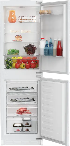 Zenith ZICSD455 Integrated Fridge Freezer with Sliding Door Fixing Kit - White - E Rated