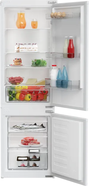Zenith ZICSD473 Integrated Fridge Freezer with Sliding Door Fixing Kit - White - E Rated