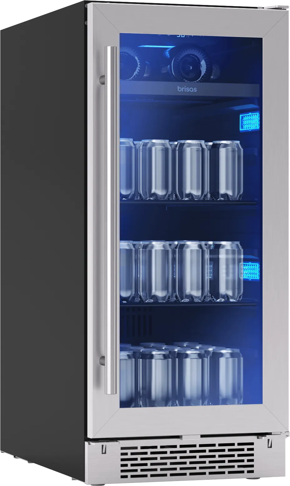 Zephyr BBV15C01AG Brisas Bev Cooler, 15In Uc, Ss Gls, Rvs, 1Z