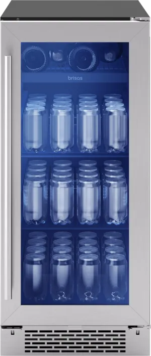 Zephyr BBV15C01AG Brisas Bev Cooler, 15In Uc, Ss Gls, Rvs, 1Z