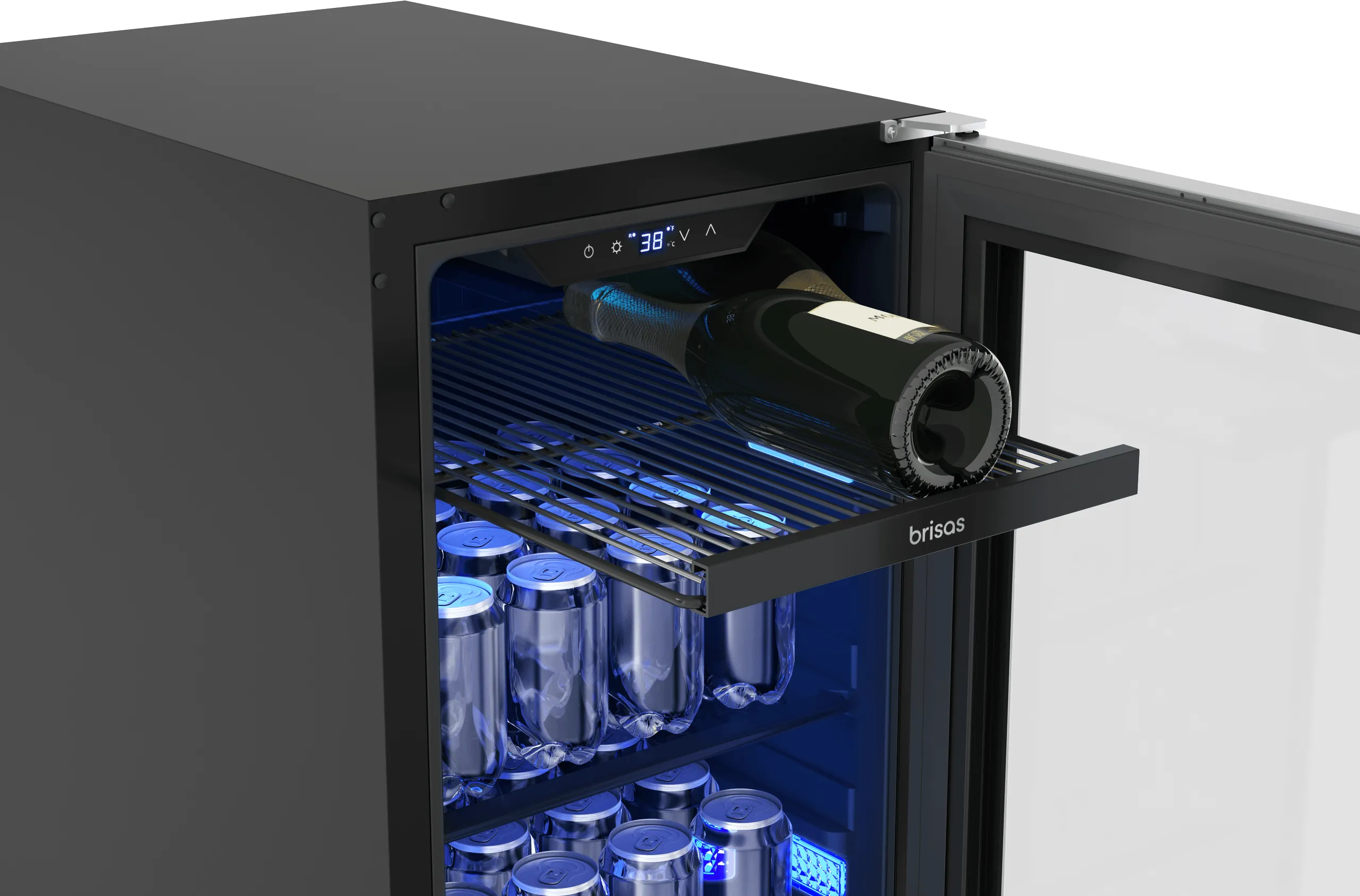 Zephyr BBV15C01AG Brisas Bev Cooler, 15In Uc, Ss Gls, Rvs, 1Z