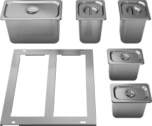Zephyr DRPAN241S Drawer Pan Kit, 11Pc, Ss, Prrd24