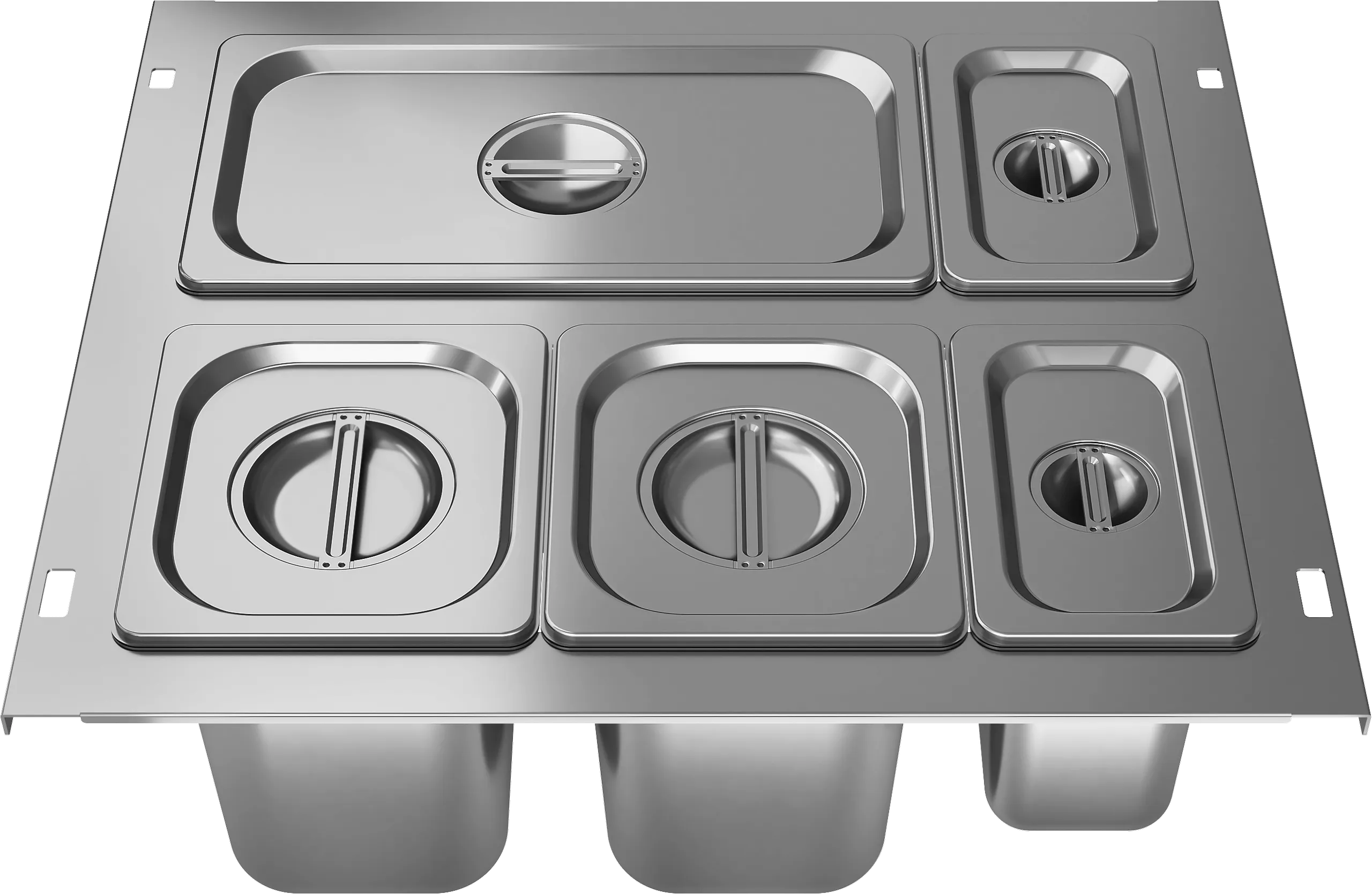 Zephyr DRPAN241S Drawer Pan Kit, 11Pc, Ss, Prrd24