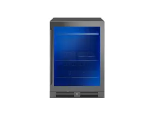 Zephyr PRB24C01CBSG 24" Black Stainless Single Zone Beverage Cooler