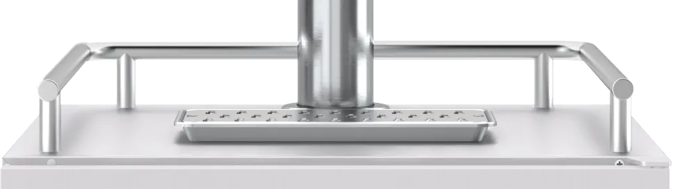 Zephyr PRKRAIL0124SS Presrv Kegerator Drink Guardrail, 24In, Ss