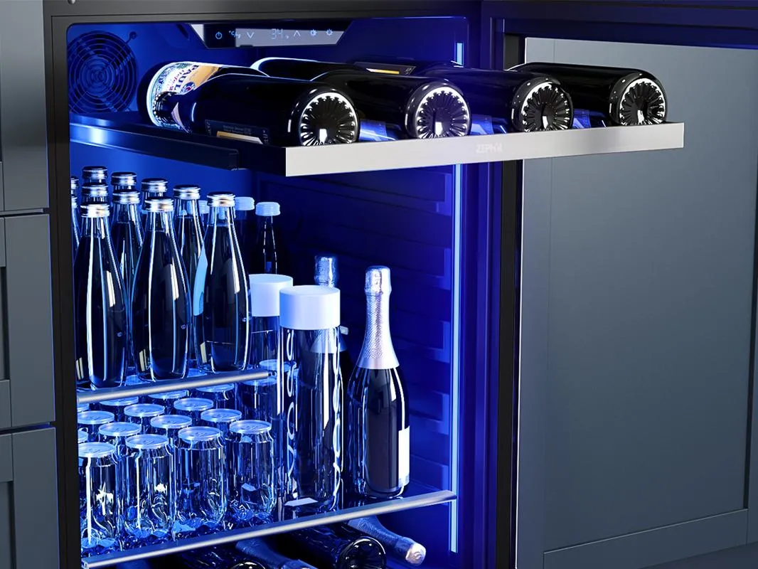 Zephyr PRPB24C01BG 24" Pro Single Zone Beverage Cooler