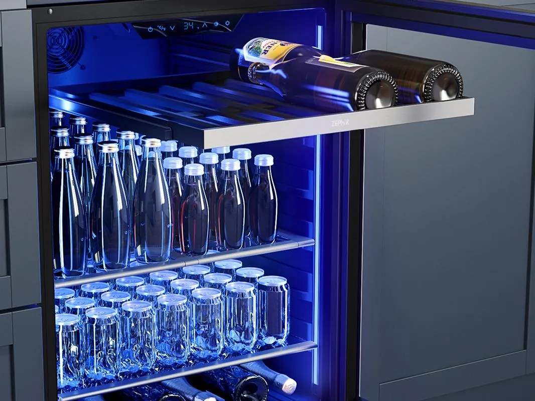 Zephyr PRPB24C01BG 24" Pro Single Zone Beverage Cooler