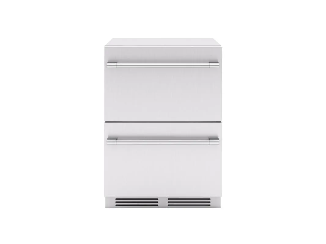 Zephyr PRRD24C2ASOD 24" Outdoor Dual Zone Refrigerator Drawers