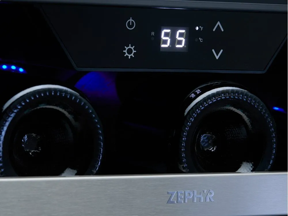 Zephyr PRW15C01AG 15" Single Zone Wine Cooler
