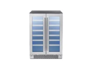 Zephyr PRW24C32BG 24" French Door Dual Zone Wine Cooler