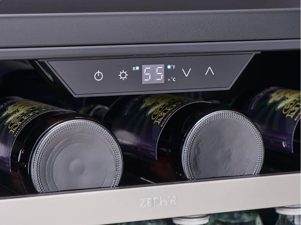 Zephyr PRW24F01BG 24" Full Size Single Zone Wine Cooler