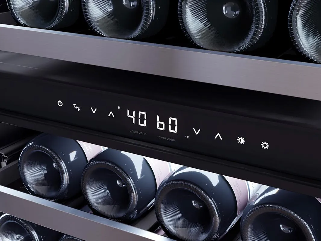 Zephyr PRW24F02CG 24" Full Size Dual Zone Wine Cooler